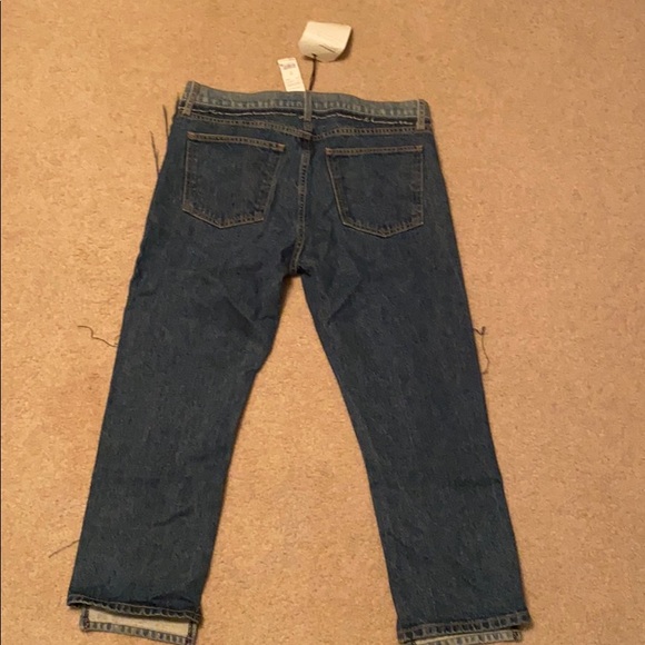 Anthropologie woman’s 2 tone cropped jeans - Picture 3 of 3